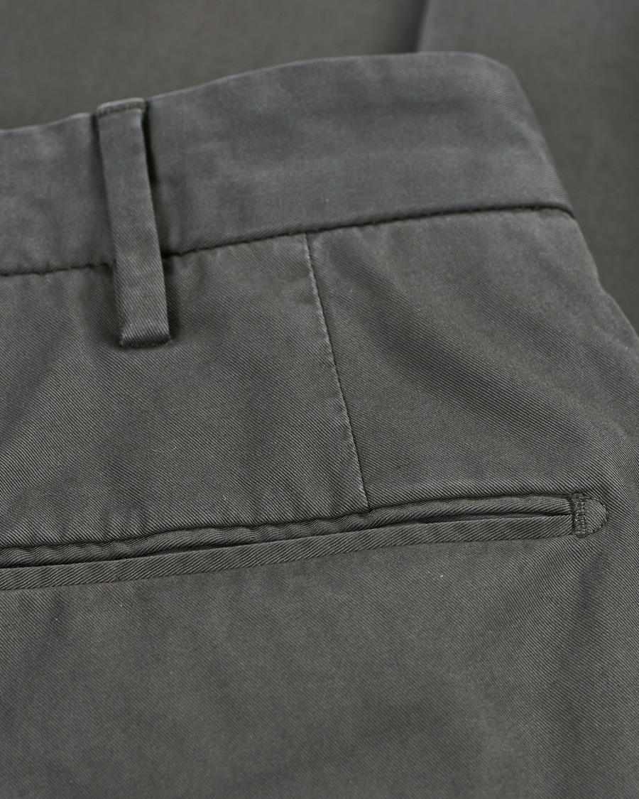 Herre | Bukser | Incotex | Slim Fit Stretch Chinos Dark Grey