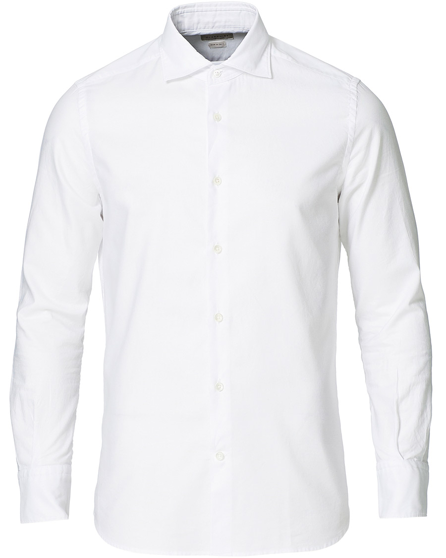 Herre | Skjorter | Glanshirt | Slim Fit Oxford Shirt White