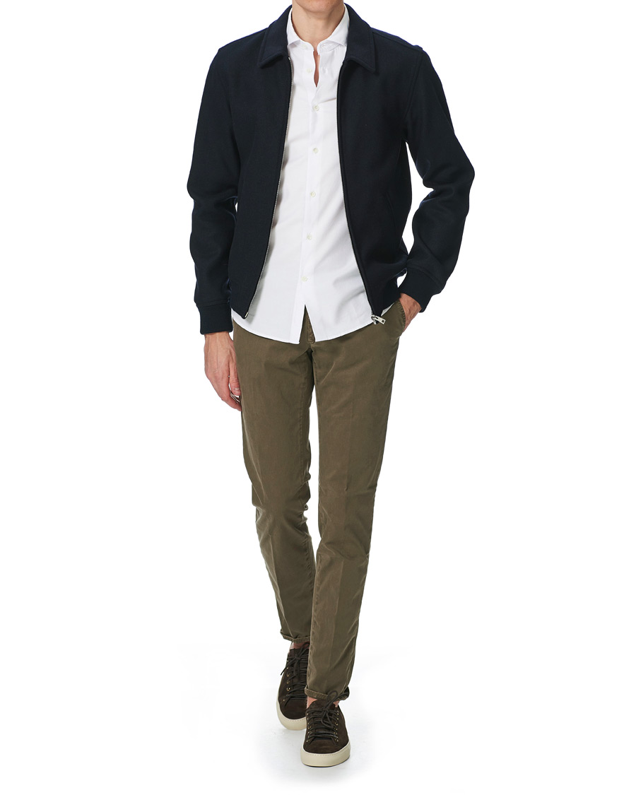 Herre | Skjorter | Glanshirt | Slim Fit Oxford Shirt White