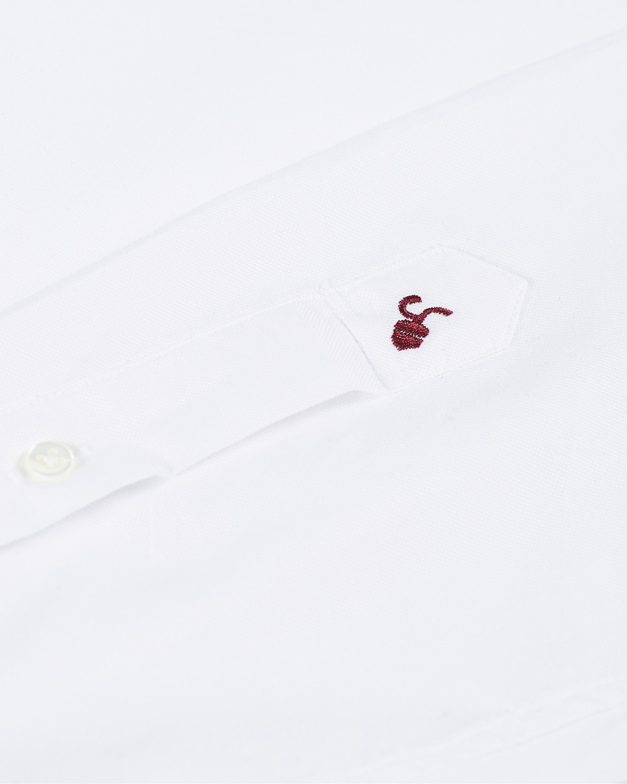 Herre | Skjorter | Glanshirt | Slim Fit Oxford Shirt White