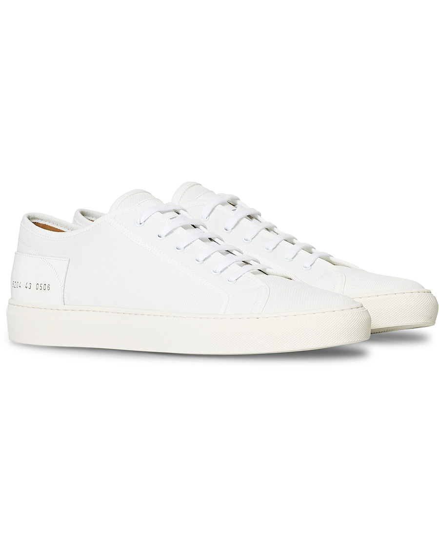 Herre | Common Projects Tournament Low Sneaker White | Common Projects | Tournament Low Sneaker White