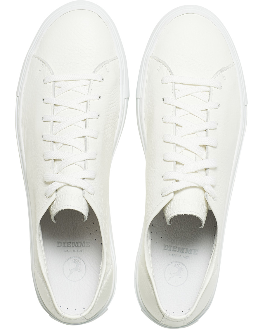 Herre | Diemme Loria Low Sneaker White Deer Nappa | Diemme | Loria Low Sneaker White Deer Nappa