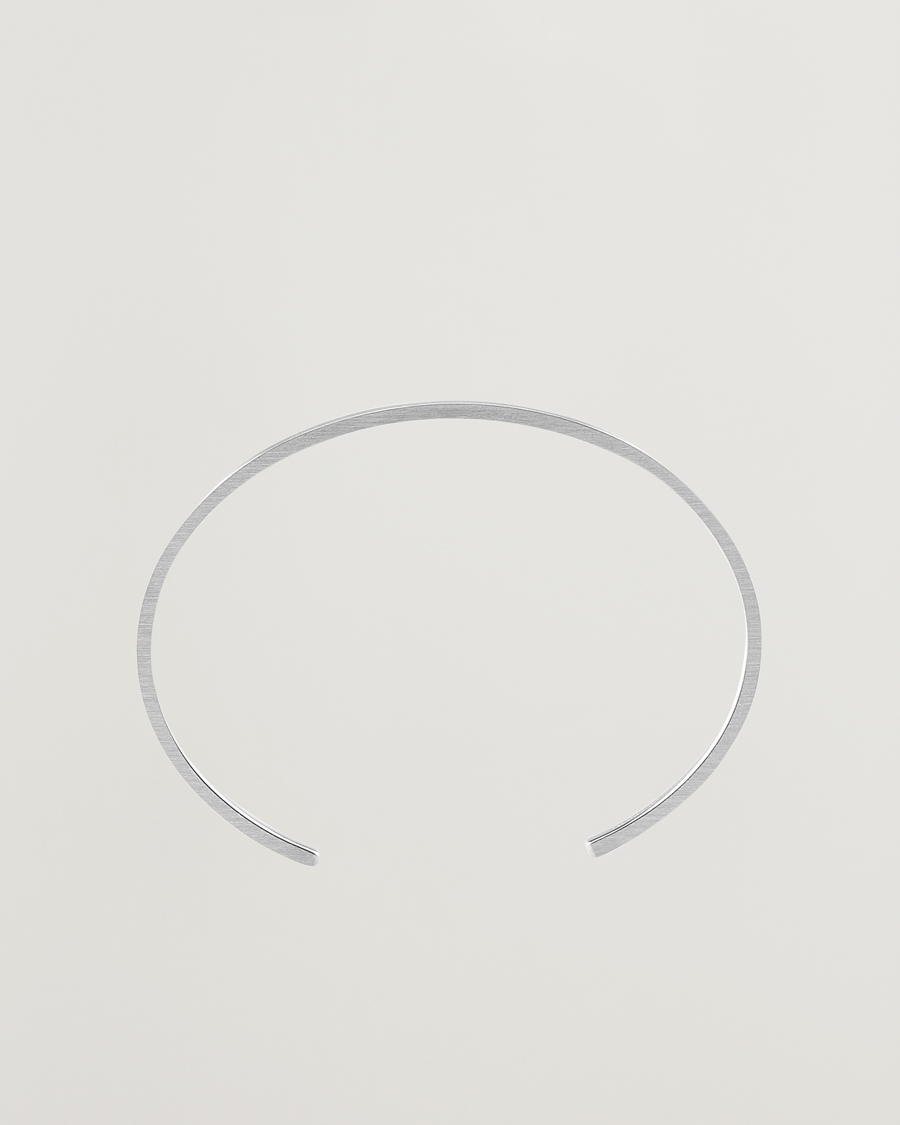 Herre | Smykker | LE GRAMME | Ribbon Bracelet Brushed Sterling Silver 7g