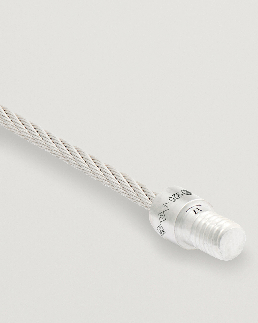 Herre | Smykker | LE GRAMME | Cable Bracelet Brushed Sterling Silver 9g