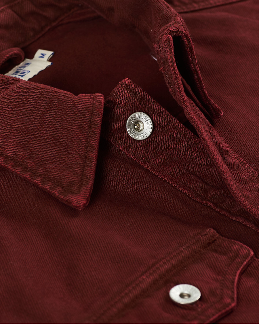 Herre | Jakker | Tiger of Sweden Jeans | Get Organic Cotton Denim Jacket Wine Red