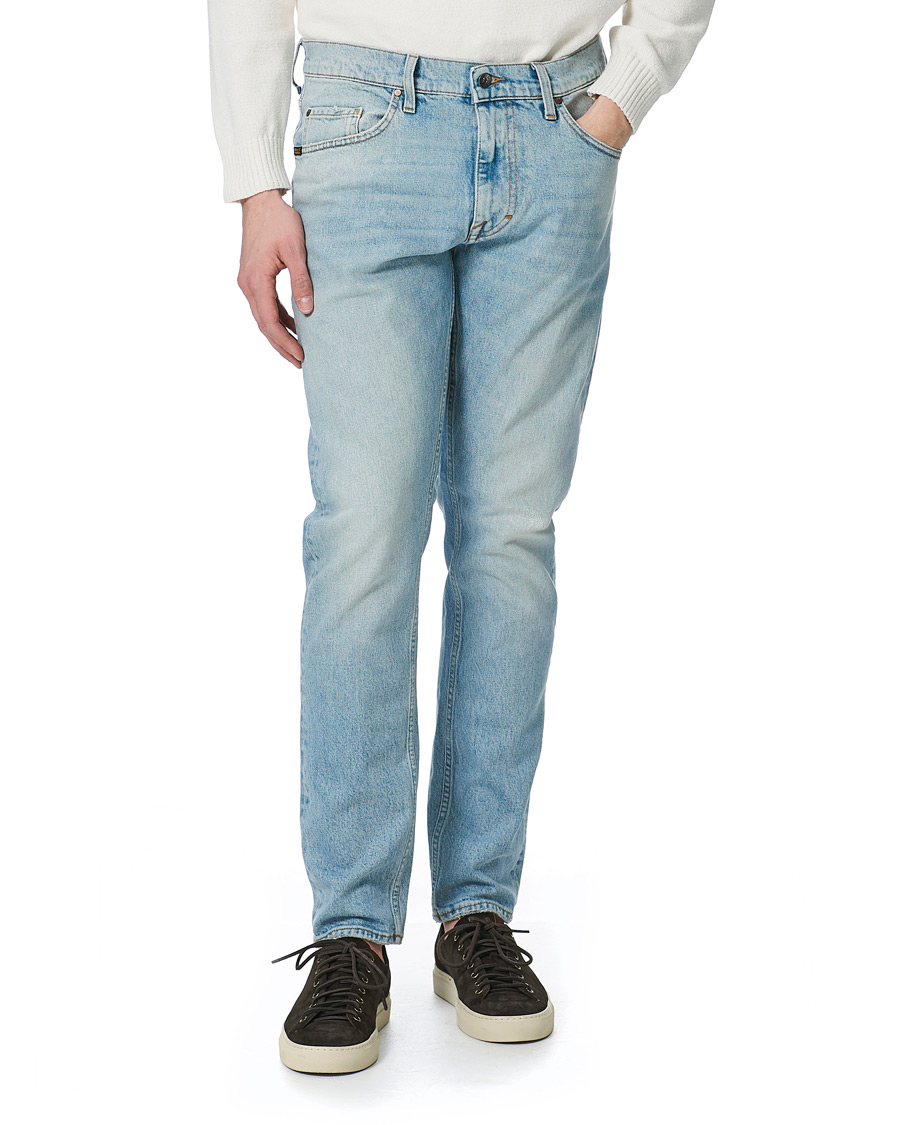 Herre | Jeans | Tiger of Sweden Jeans | Pistolero Comfort Stretch Craze Jeans Light Blue