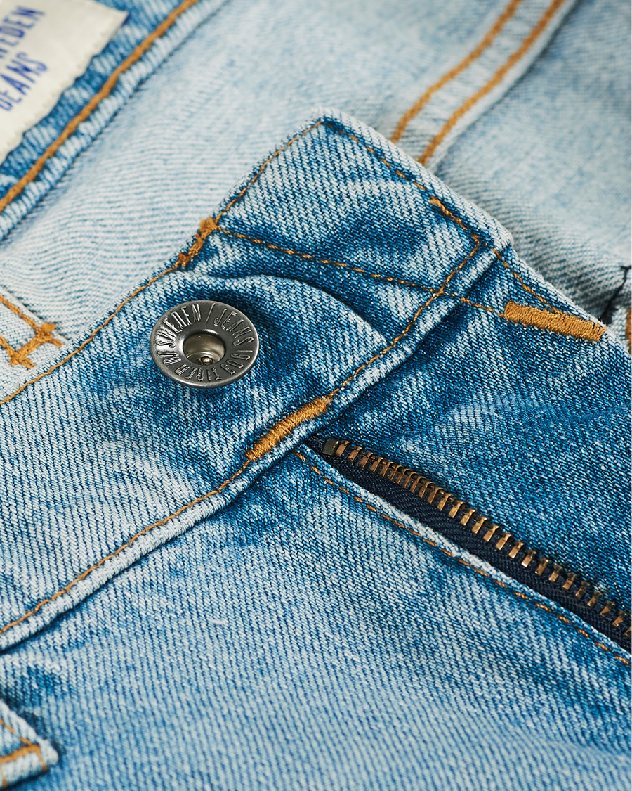 Herre | Jeans | Tiger of Sweden Jeans | Pistolero Comfort Stretch Craze Jeans Light Blue