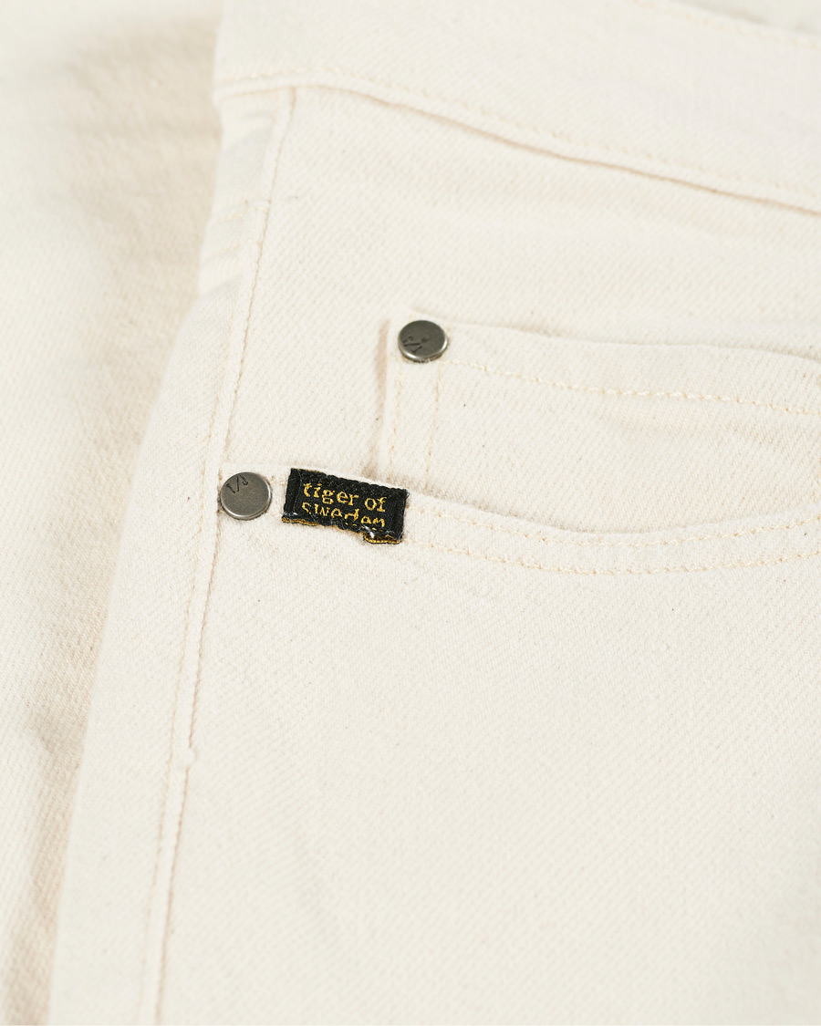 Herre | Jeans | Tiger of Sweden Jeans | Pistolero Comfort Stretch Discovery Jeans Ecru
