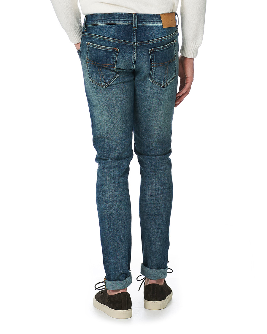 Herre | Jeans | Tiger of Sweden Jeans | Slim Super Stretch Ideal Jeans Medium Blue
