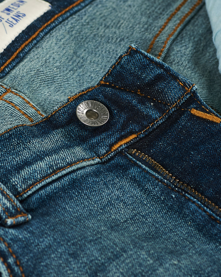 Herre | Jeans | Tiger of Sweden Jeans | Slim Super Stretch Ideal Jeans Medium Blue