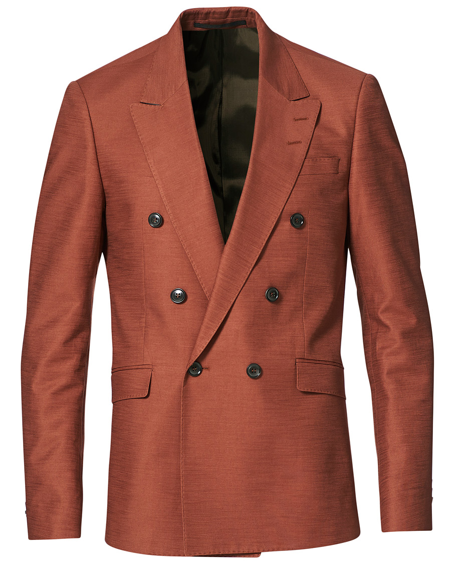 Herre | Blazere & jakker | Tiger of Sweden | Heldin Double Breasted Blazer Melo Mulberry