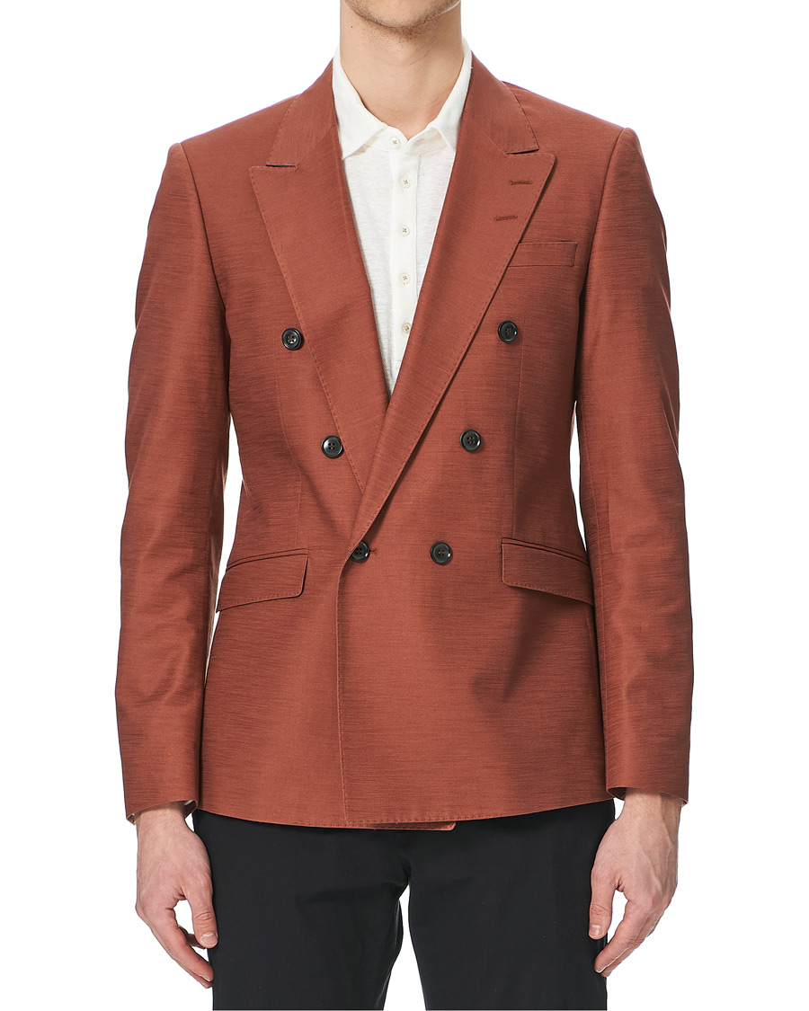 Herre | Blazere & jakker | Tiger of Sweden | Heldin Double Breasted Blazer Melo Mulberry