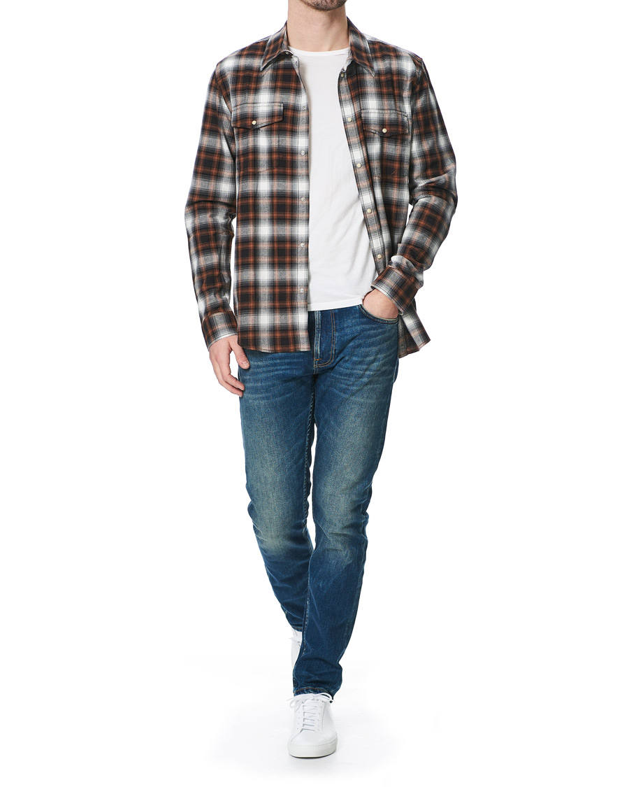 Herre | Skjorter | Nudie Jeans | George Shadow Check Shirt Multi