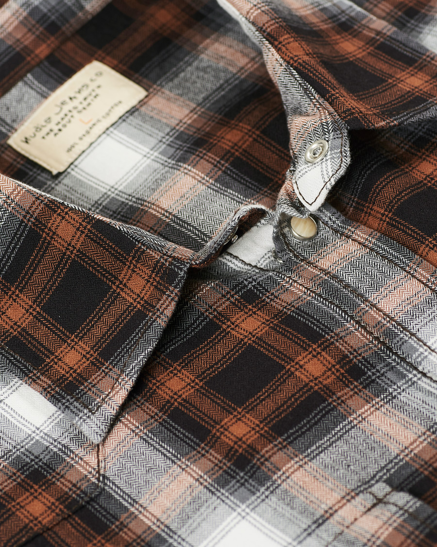 Herre | Skjorter | Nudie Jeans | George Shadow Check Shirt Multi