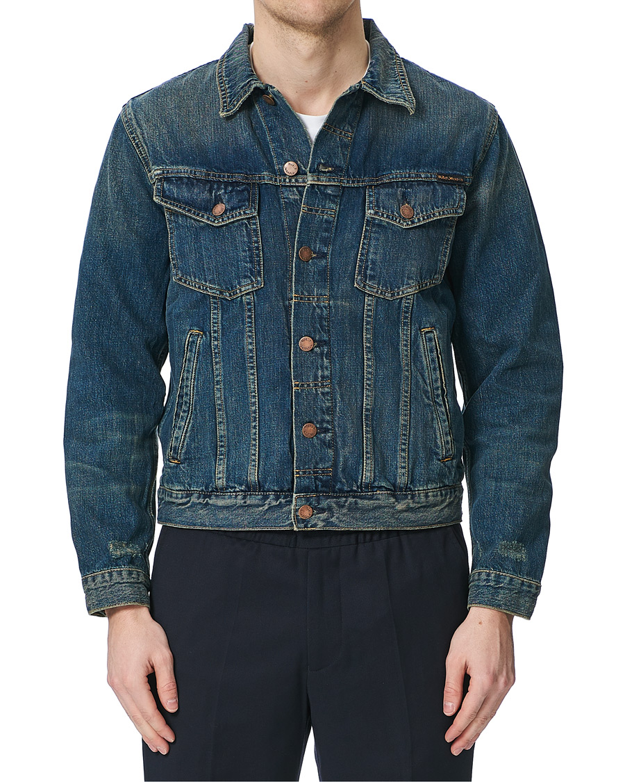 Herre | Jakker | Nudie Jeans | Bobby Real Deal Denim Jacket Blue