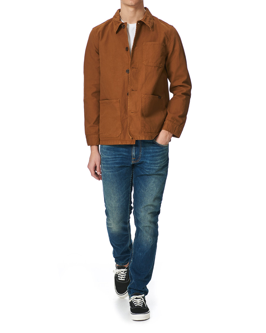 Herre | Nudie Jeans Barney Canvas Overshirt Cinnamon | Nudie Jeans | Barney Canvas Overshirt Cinnamon
