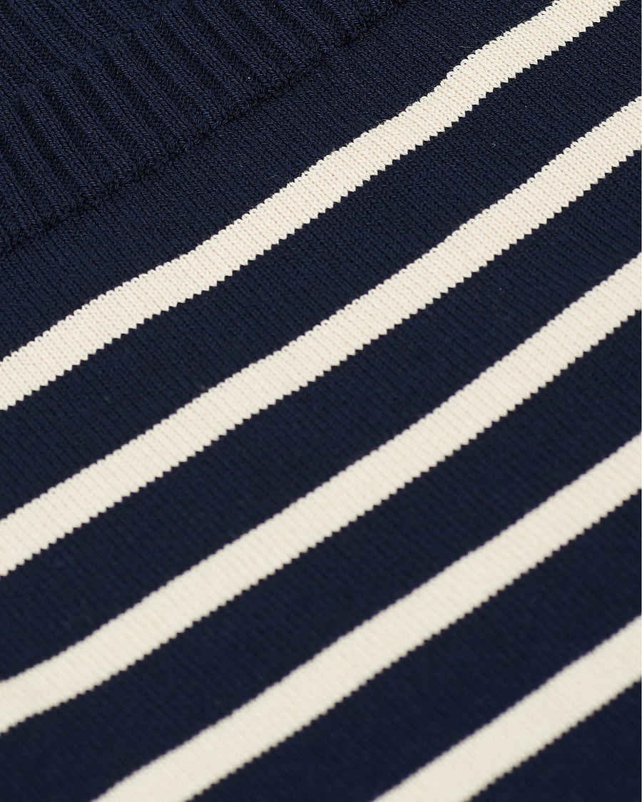 Herre | T-Shirts | Andersen-Andersen | Boatsman Short Sleeve Tee Navy/Off White