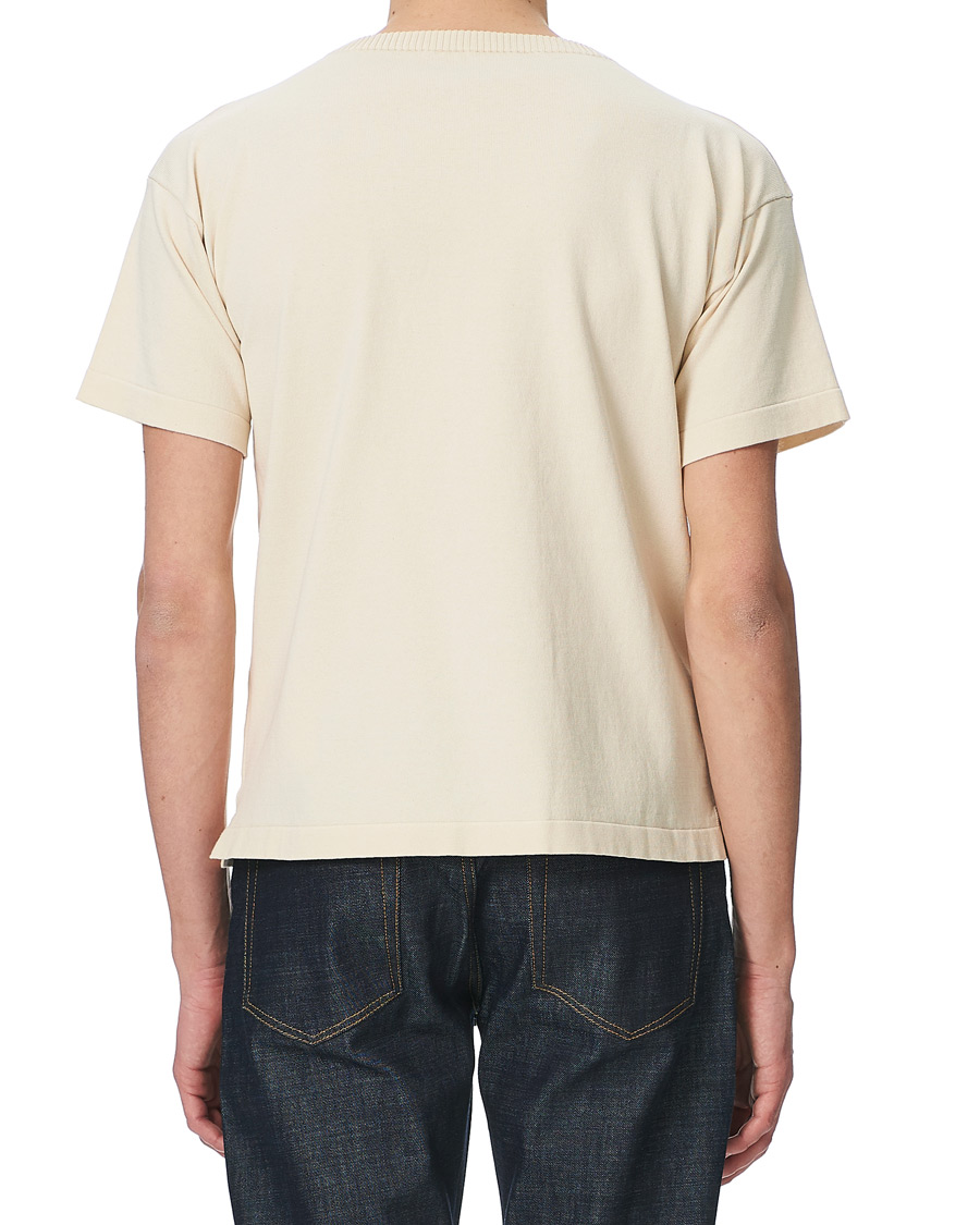 Herre | T-Shirts | Andersen-Andersen | Boatsman Short Sleeve Tee Off White