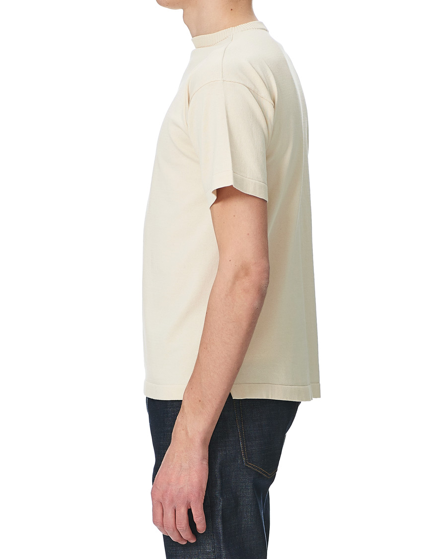 Herre | T-Shirts | Andersen-Andersen | Boatsman Short Sleeve Tee Off White