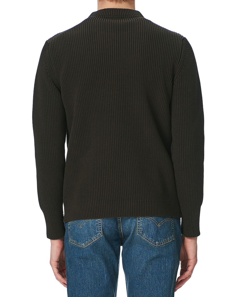 Herre | Trøjer | Andersen-Andersen | Organic Cotton Crew Neck Hunting Green