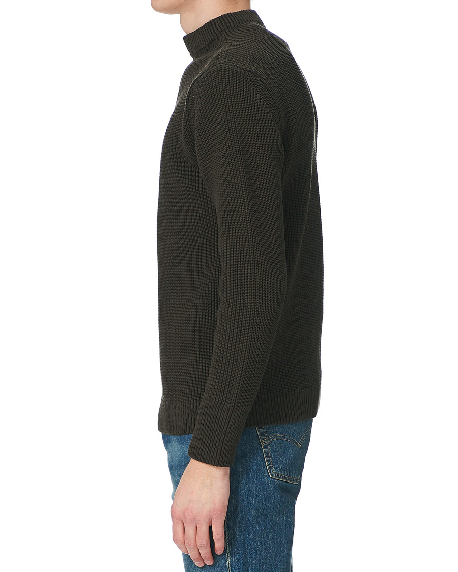 Herre | Trøjer | Andersen-Andersen | Organic Cotton Crew Neck Hunting Green