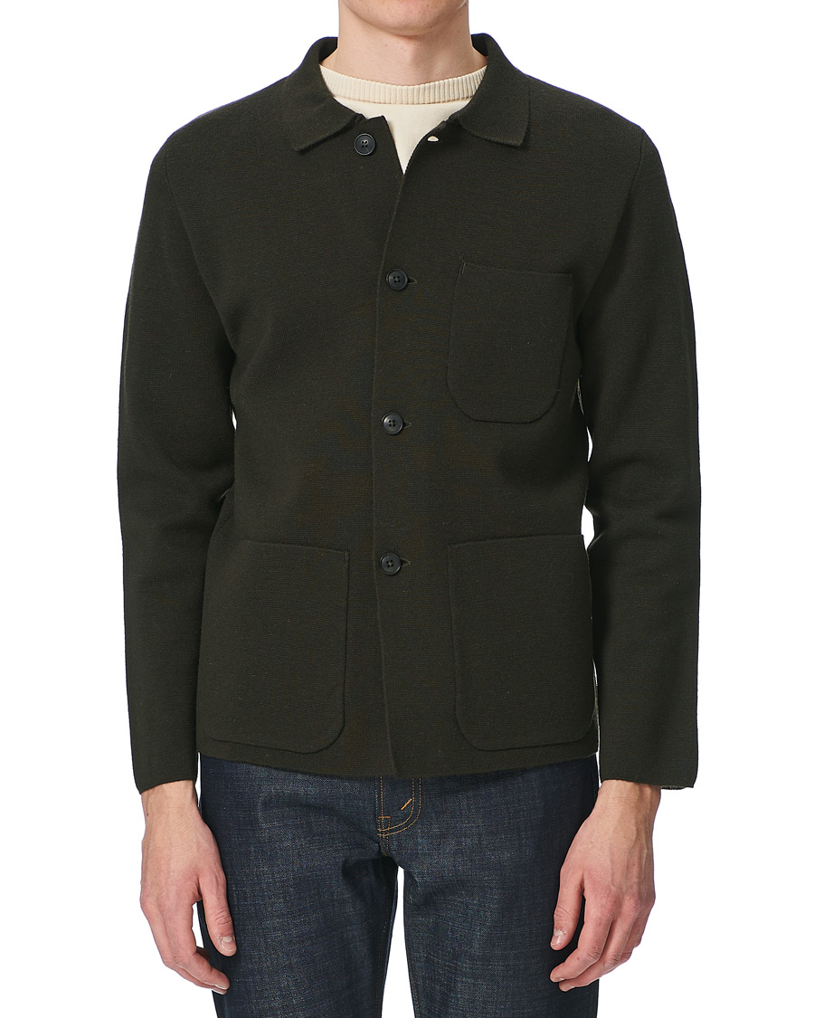 Herre | Trøjer | Andersen-Andersen | Work Jacket Hunting Green