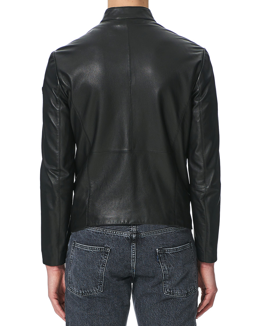 Herre | Jakker | Emporio Armani | Leather Jacket Black