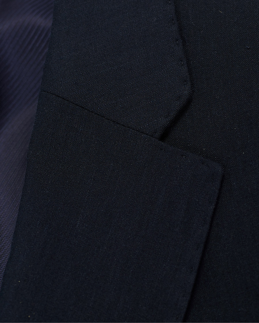 Herre | Blazere & jakker | Emporio Armani | Slim Fit Techno Linen Stretch Blazer Navy