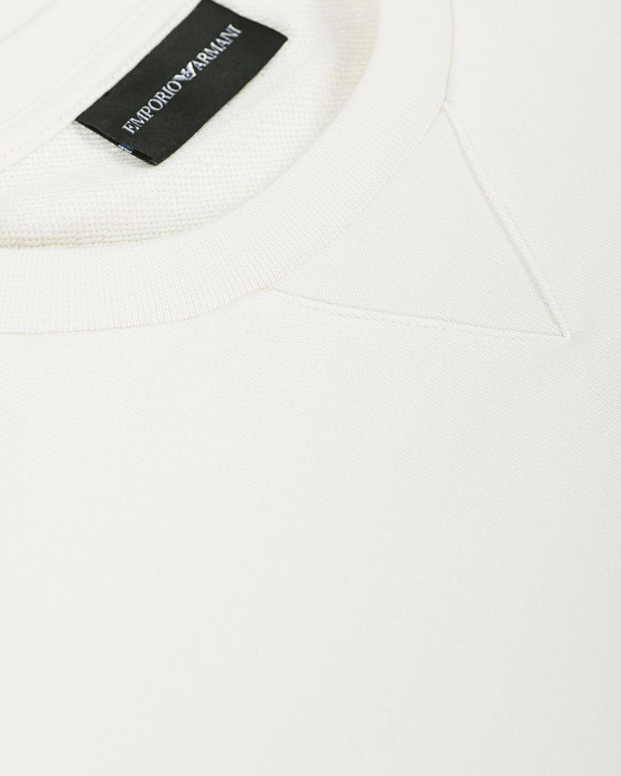 Herre | Trøjer | Emporio Armani | Logo Crew Neck Sweatshirt White