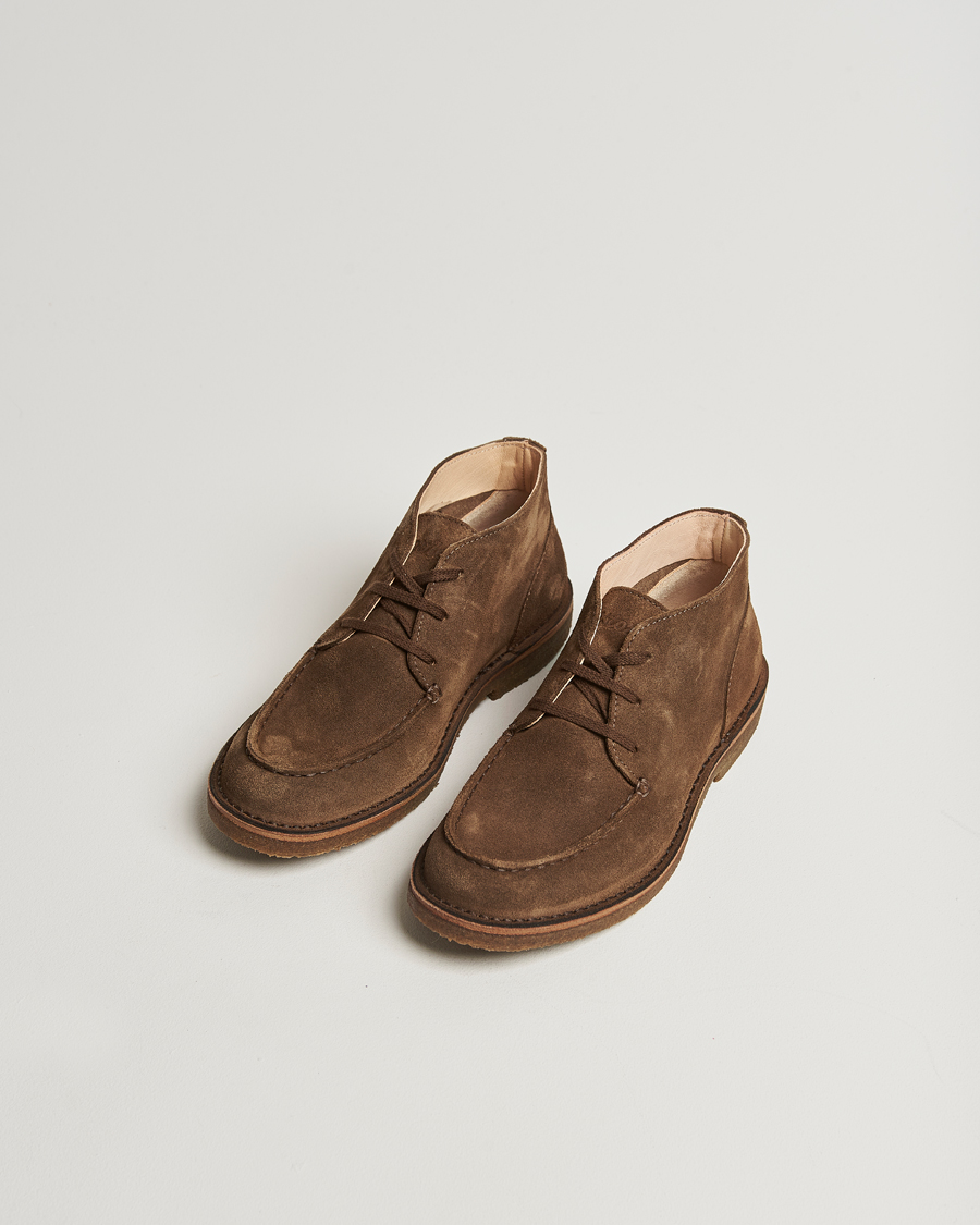 Herre | Italian Department | Astorflex | Dukeflex Chukka Boot Dark Khaki Suede