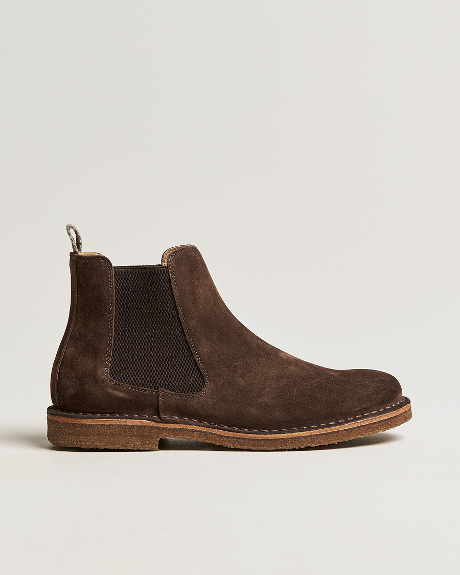 Herre | Støvler | Astorflex | Bitflex Chelsea Boot Dark Brown Suede