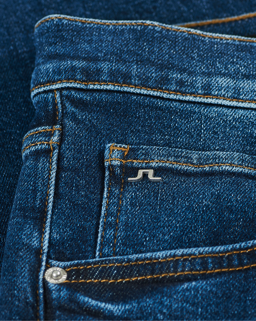 Herre | Jeans | J.Lindeberg | Jac Strike Strech Jeans Mid Blue