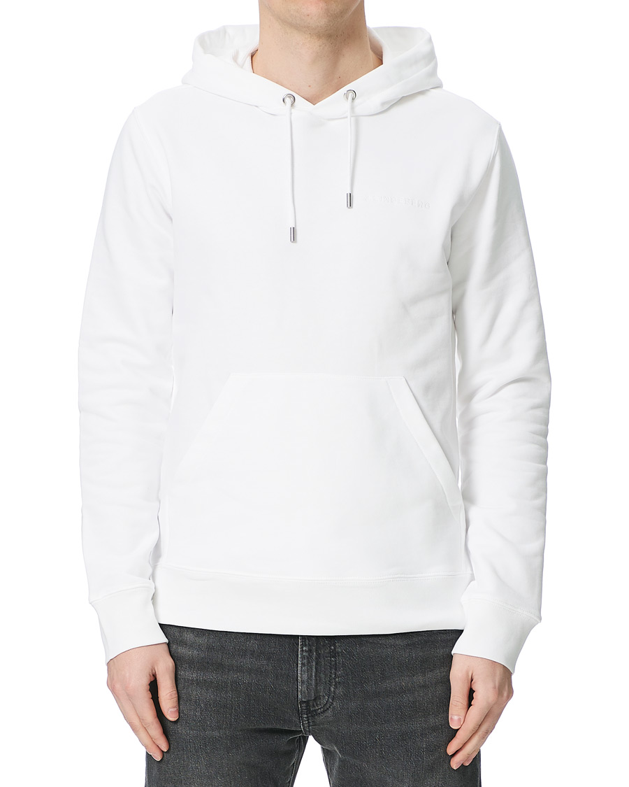 Herre | Trøjer | J.Lindeberg | Throw Clean Hoodie White