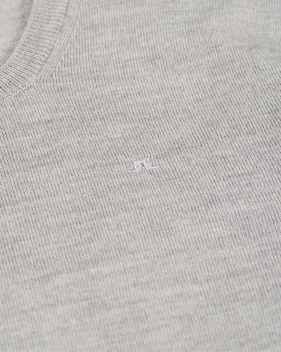 Herre | Trøjer | J.Lindeberg | Newman Merino Crew Neck Pullover Stone Grey Melange