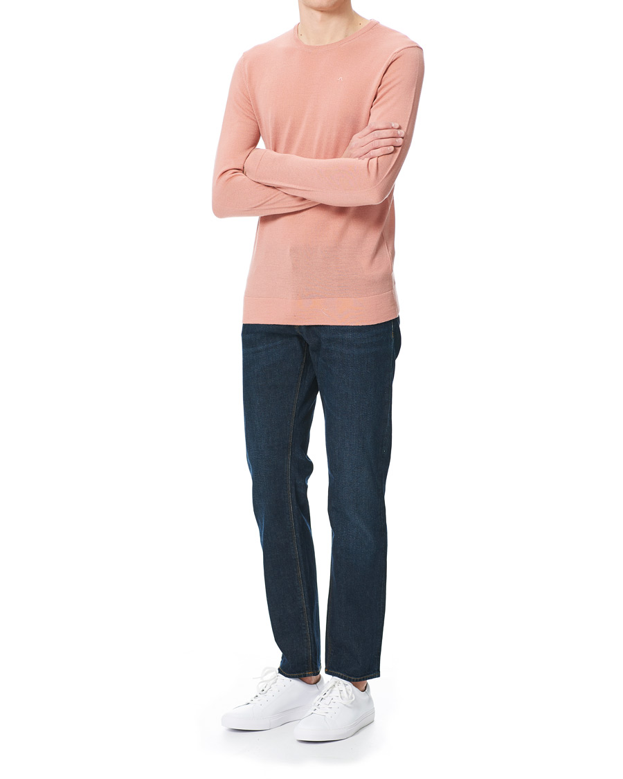 Herre | Trøjer | J.Lindeberg | Newman Merino Crew Neck Pullover Rose Coppar
