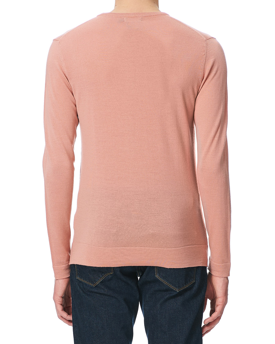 Herre | Trøjer | J.Lindeberg | Newman Merino Crew Neck Pullover Rose Coppar