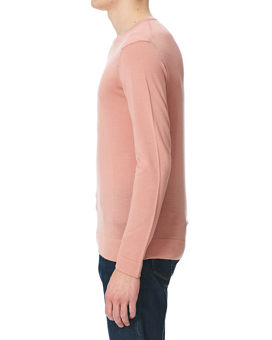Herre | Trøjer | J.Lindeberg | Newman Merino Crew Neck Pullover Rose Coppar