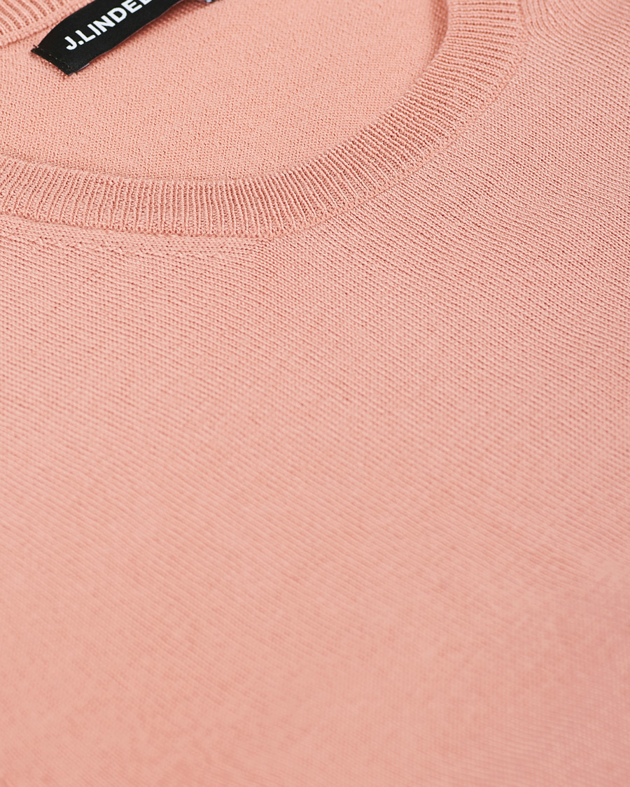 Herre | Trøjer | J.Lindeberg | Newman Merino Crew Neck Pullover Rose Coppar