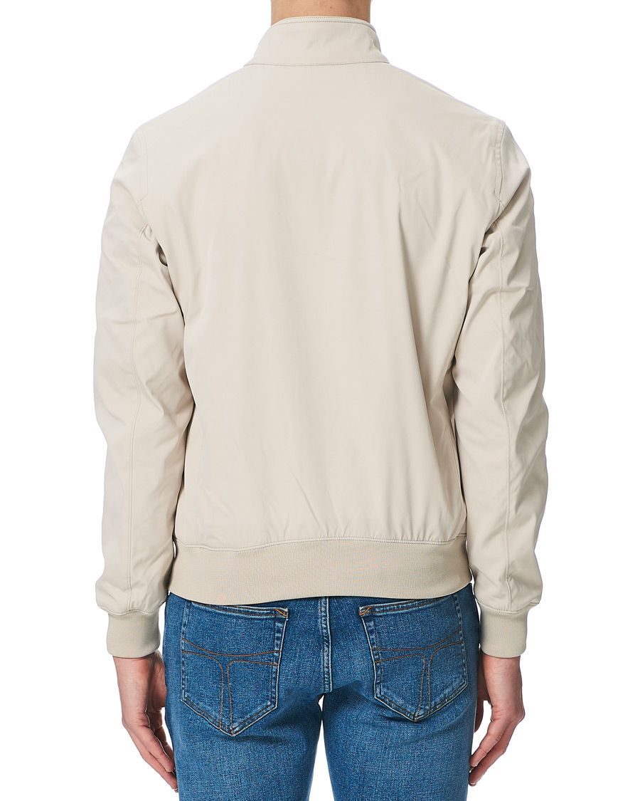 Herre | Jakker | J.Lindeberg | Derek Stretch Harrington Jacket Sand Grey