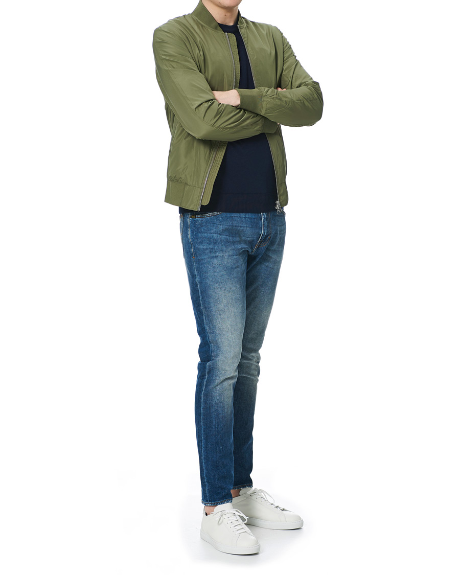Herre | Jakker | J.Lindeberg | Thom Gravity Bomber Jacket Lake Green