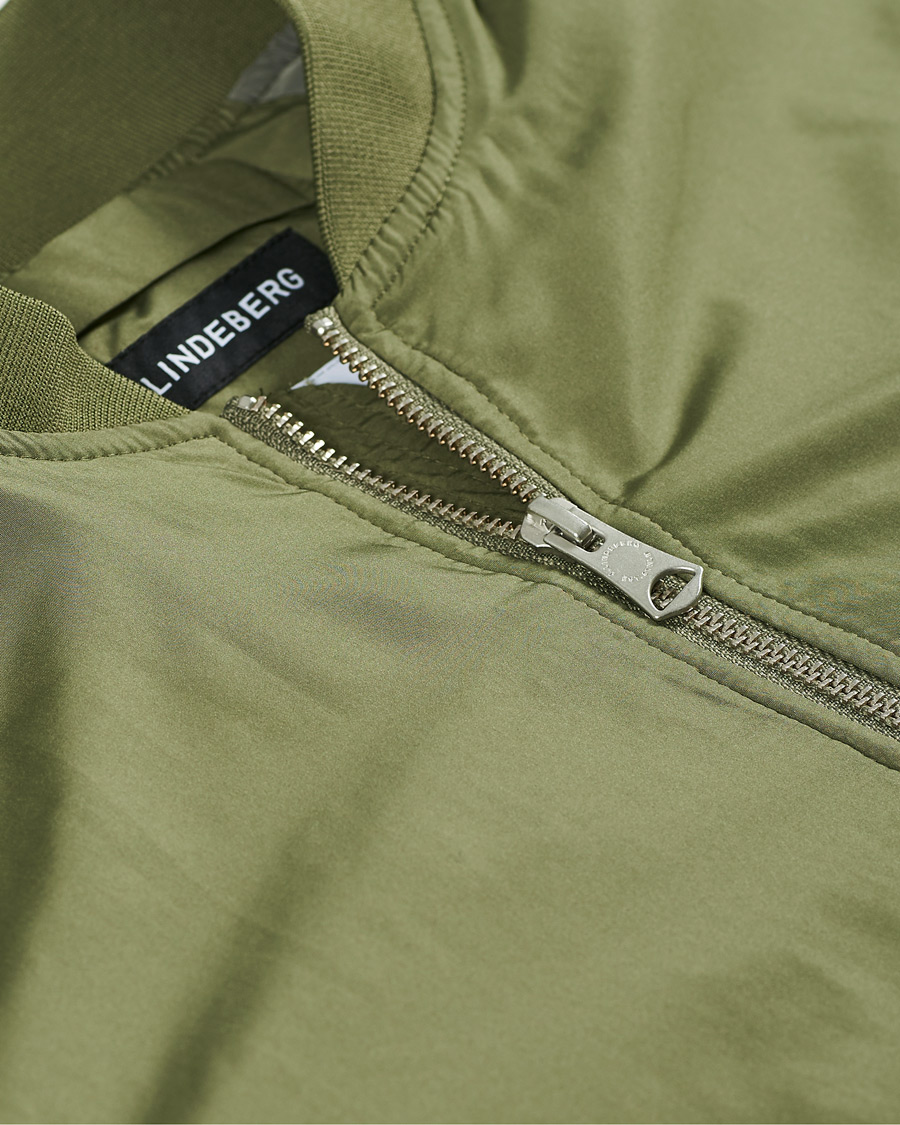 Herre | Jakker | J.Lindeberg | Thom Gravity Bomber Jacket Lake Green
