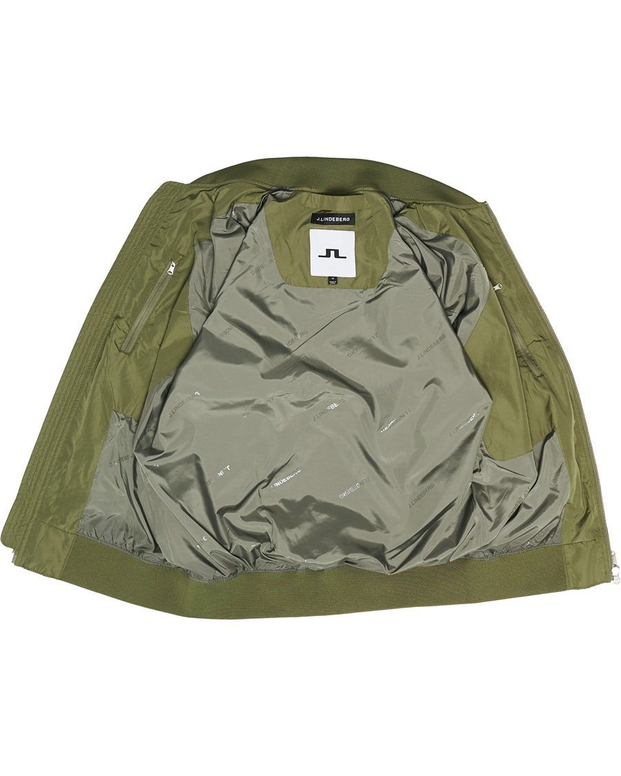 Herre | Jakker | J.Lindeberg | Thom Gravity Bomber Jacket Lake Green
