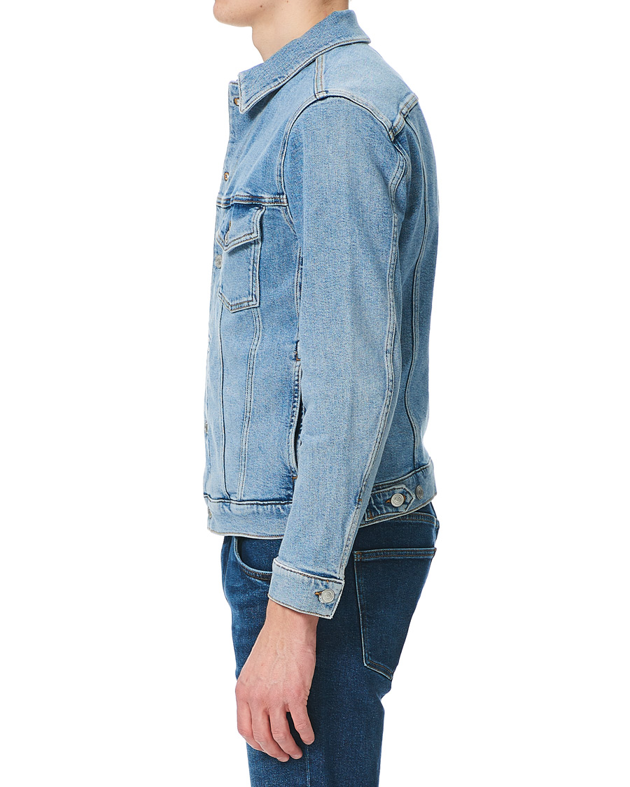 Herre | Jakker | J.Lindeberg | Ran Sky Wash Stretch Denim Jacket Light Blue