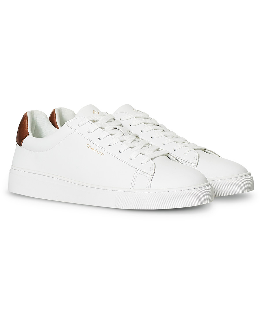 Herre | GANT Mc Julien Sneaker Bright White/Cognac | GANT | Mc Julien Sneaker Bright White/Cognac