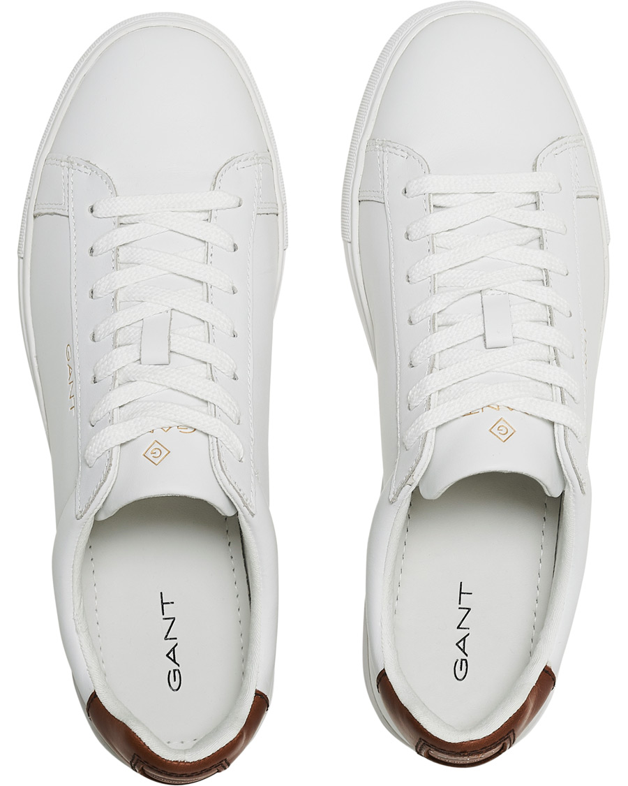 Herre | GANT Mc Julien Sneaker Bright White/Cognac | GANT | Mc Julien Sneaker Bright White/Cognac