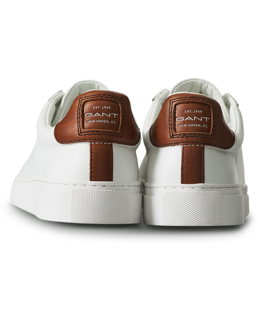 Herre | GANT Mc Julien Sneaker Bright White/Cognac | GANT | Mc Julien Sneaker Bright White/Cognac