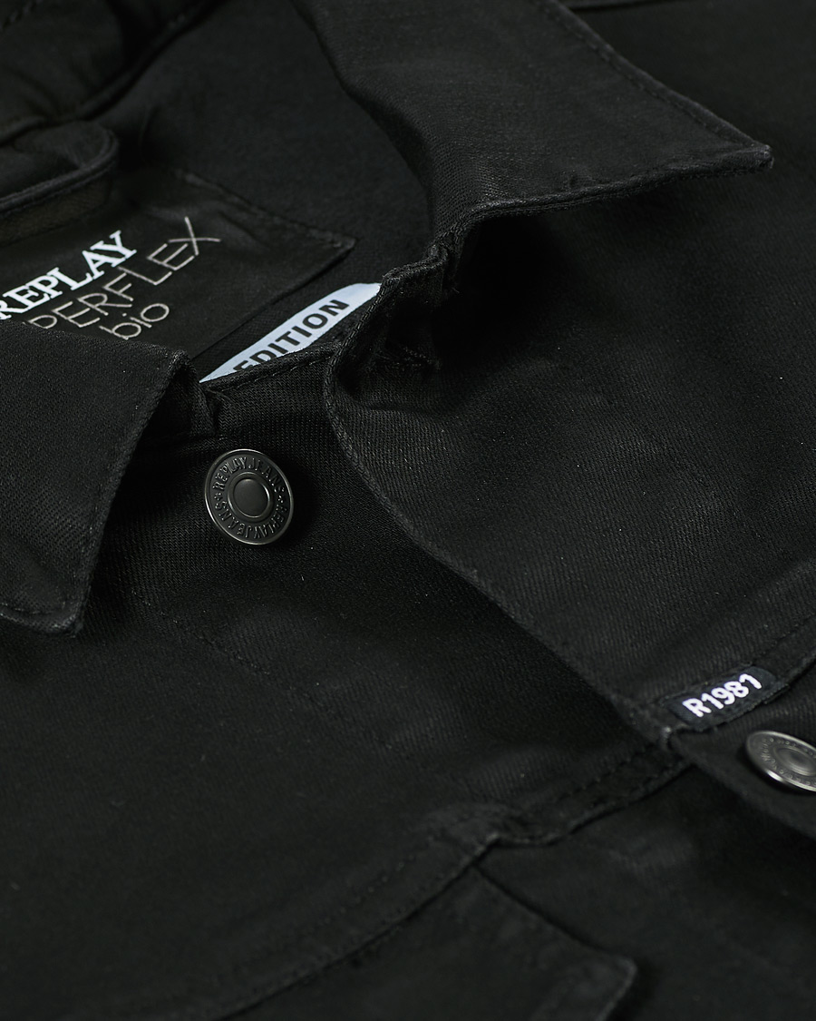 Herre | Jakker | Replay | Hyperflex Bio Denim Jacket Black