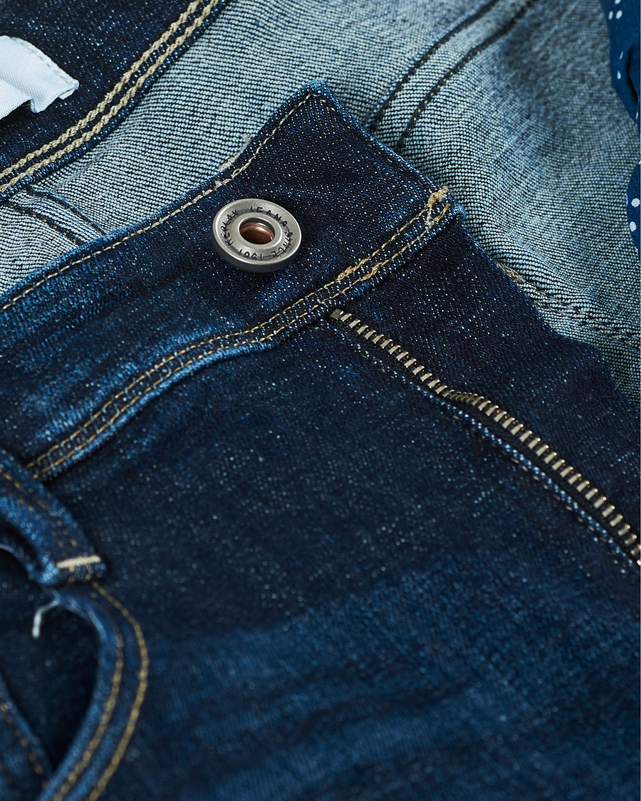 Herre | Jeans | Replay | Anbass Power Stretch One Year Wash Jeans Dark Blue