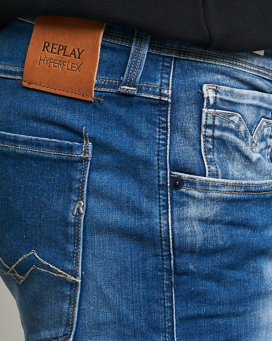 Herre | Jeans | Replay | Anbass Hyperflex X-Lite Jeans Medium Blue