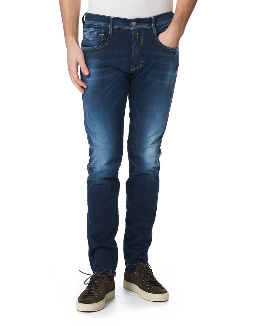Herre | Jeans | Replay | Anbass Hyperflex X-Lite Jeans Dark Blue